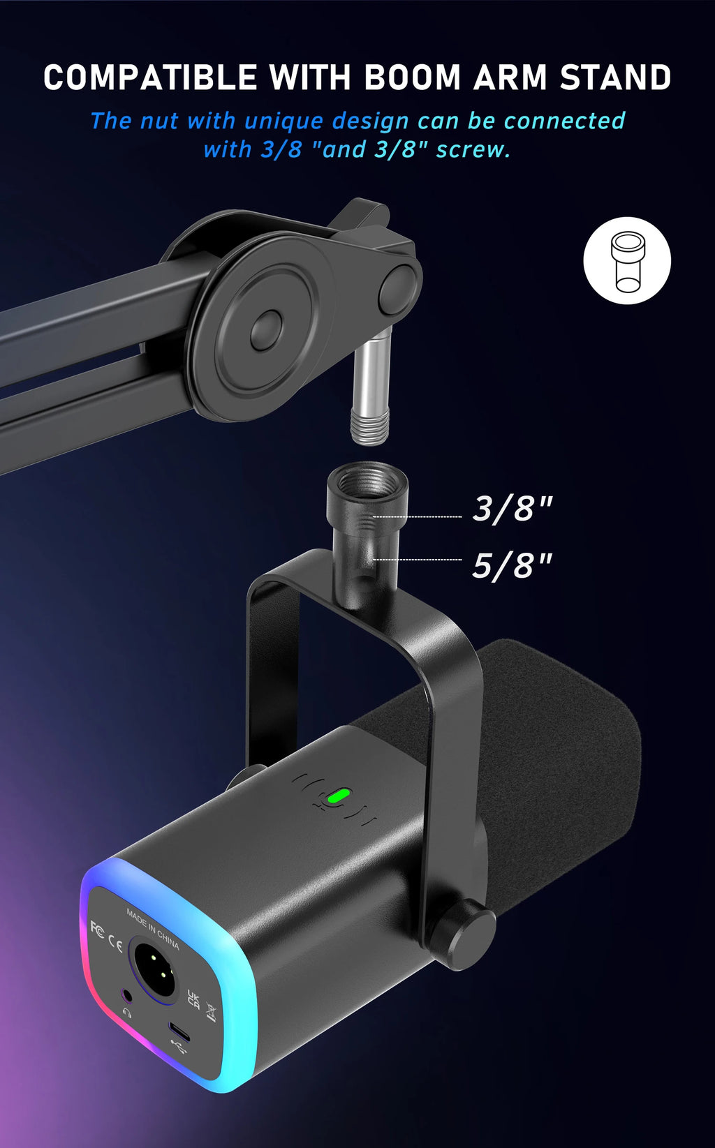 FIFINE AM8 USB/XLR Dynamic Microphone 🎙️