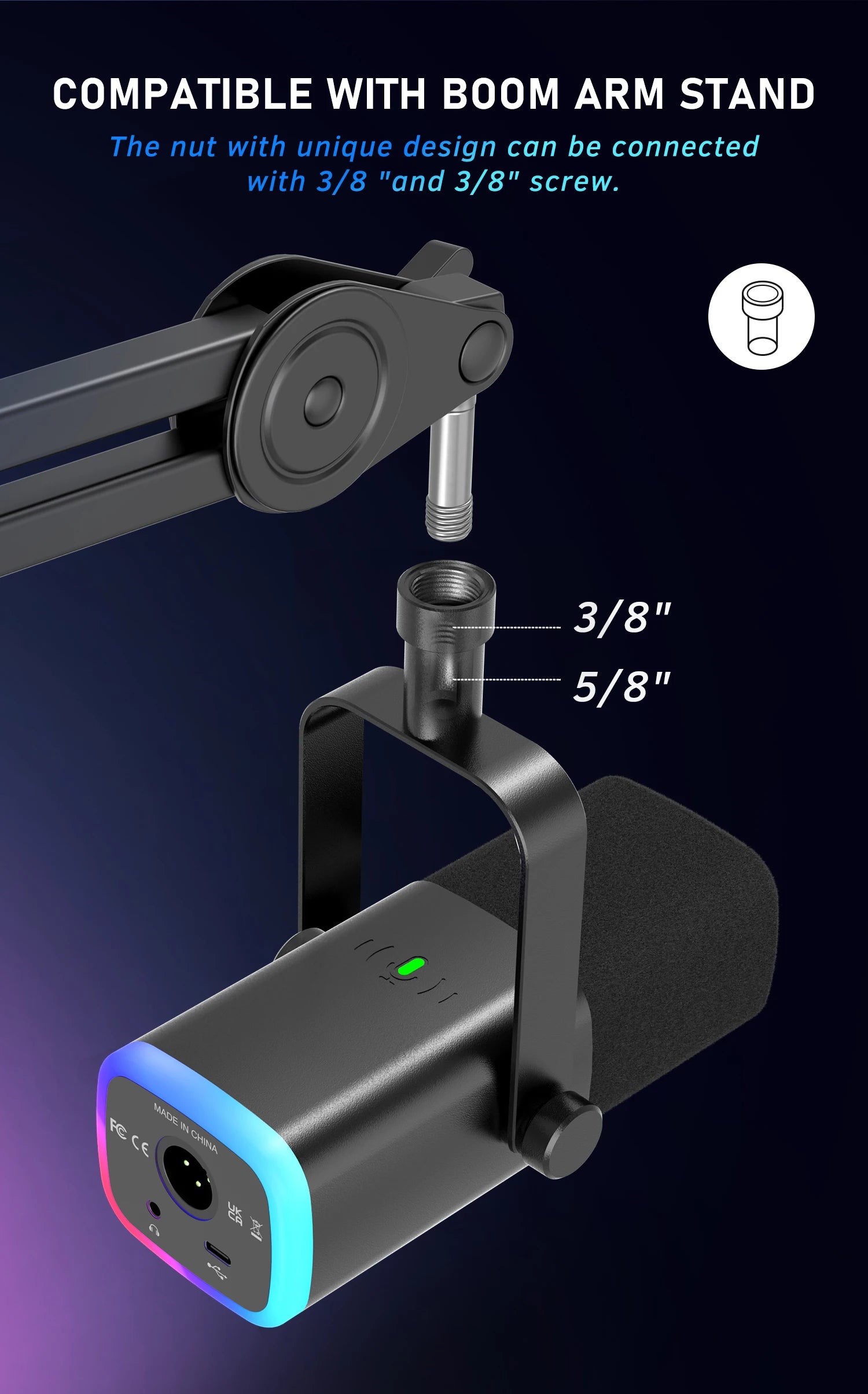 FIFINE AM8 USB/XLR Dynamic Microphone 🎙️