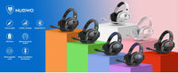 Wireless Gaming Headset – 2.4G & Bluetooth, 100H Battery, ENC Mic for PC PS4 PS5