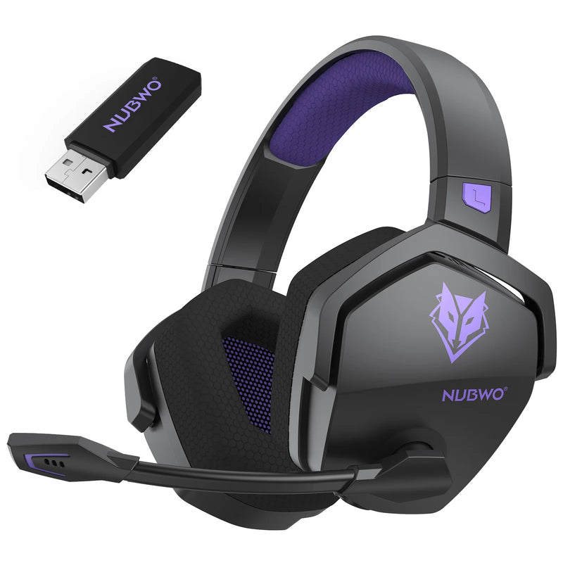 Wireless Gaming Headset – 2.4G & Bluetooth, 100H Battery, ENC Mic for PC PS4 PS5