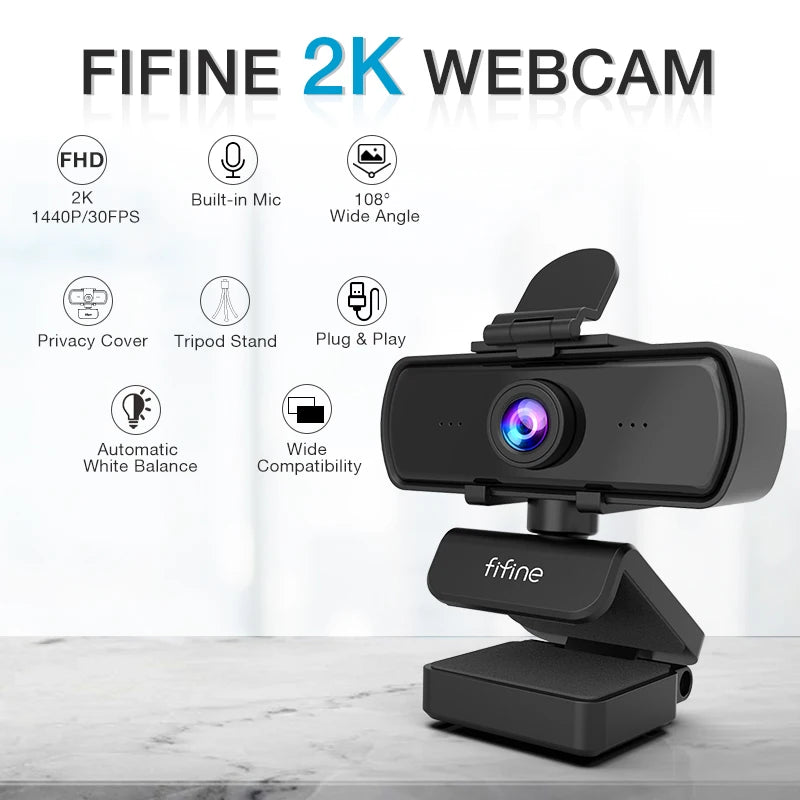 FIFINE K420 Webcam - Synced