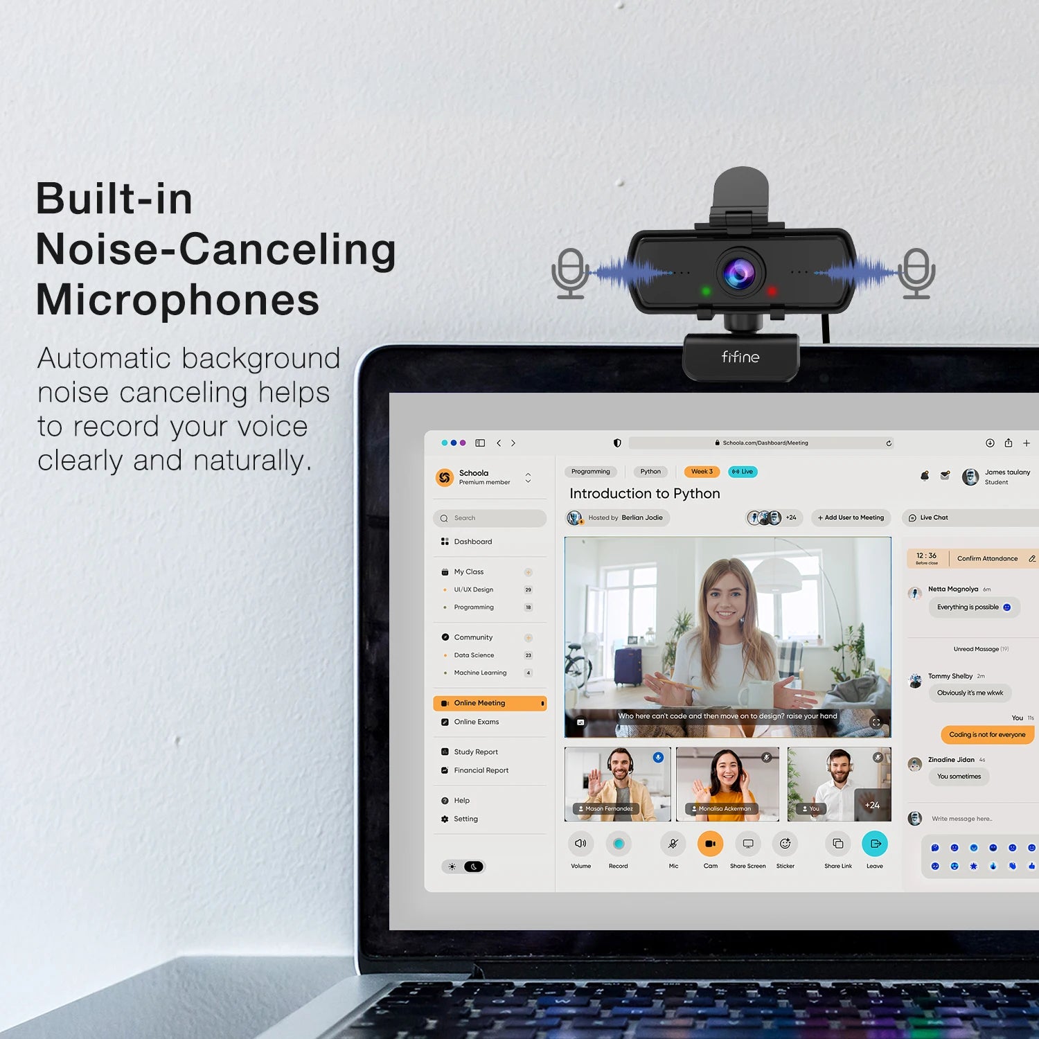 FIFINE K420 Webcam - Synced