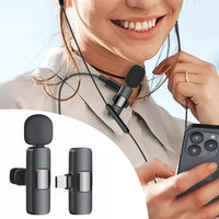 AestheticTech Dual Wireless Lavalier Mic (Type-C) – Noise Canceling