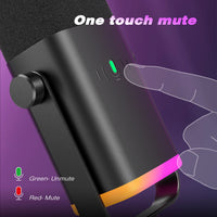 FIFINE AM8 USB/XLR Dynamic Microphone - Streaming & Gaming Mic