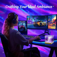 Ocean Wave Aurora Projector — 16-Color LED Room Light with Remote