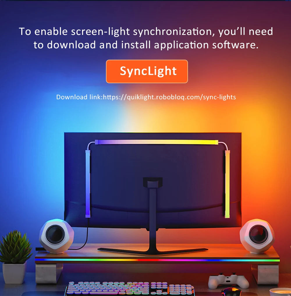 RGB Monitor Backlight - Computer Sync Ambient Light