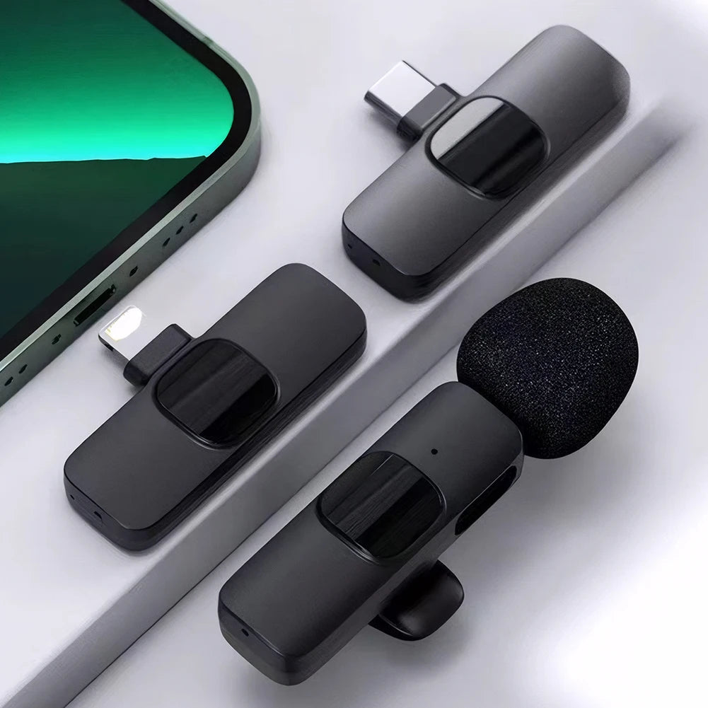 AestheticTech Dual Wireless Lavalier Mic (Type-C) – Noise Canceling