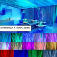 Ocean Wave Aurora Projector — 16-Color LED Room Light with Remote