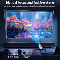 4K Smart Projector - Home Theater & Gaming