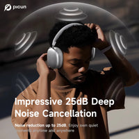 Picun F5 Noise-Canceling Wireless Headphones