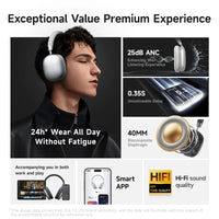 Picun F5 Noise-Canceling Wireless Headphones