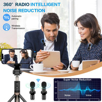 AestheticTech Dual Wireless Lavalier Mic (Type-C) – Noise Canceling